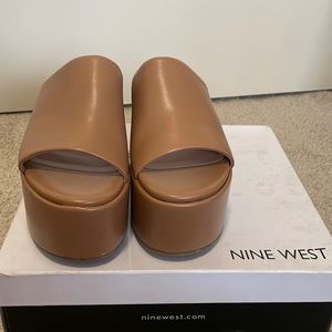 NINE WEST Women's Balla Wedge Sandal